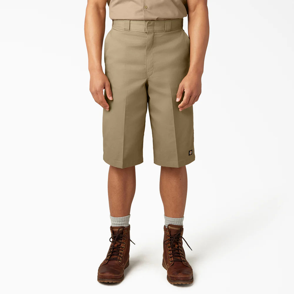 Dickies Loose Fit Multi-Use Pocket Work Shorts, 15"-A8766-KHK(Khaki)