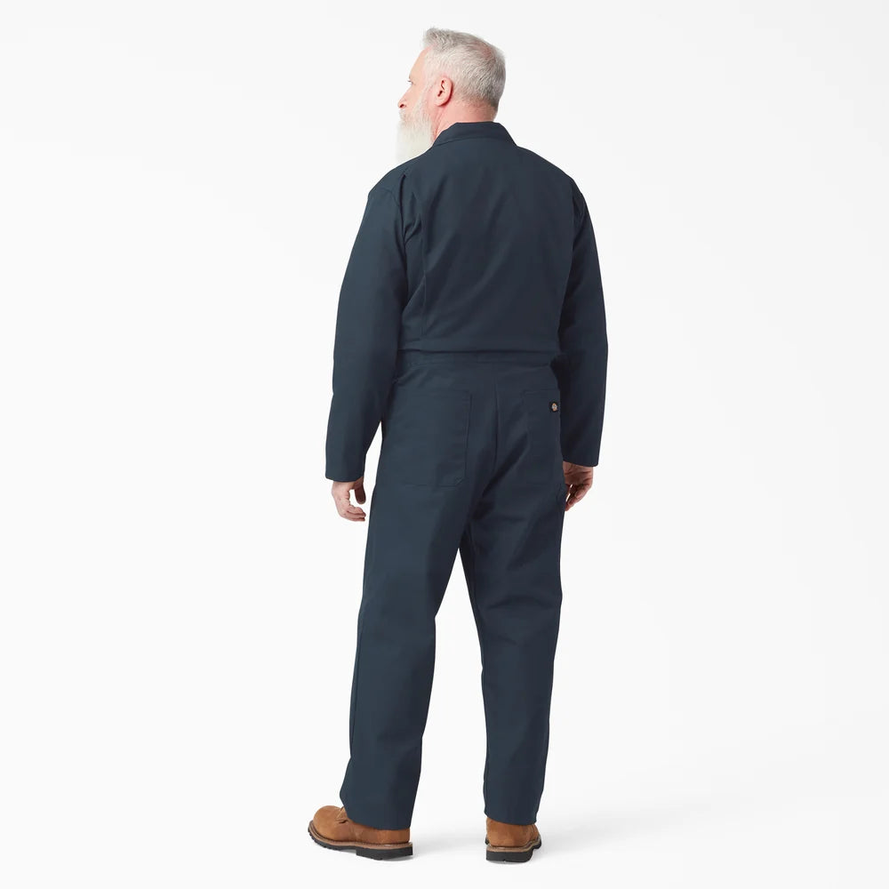 Dickies MENS L/S FLEX COVERALL -  Dark Navy D48611