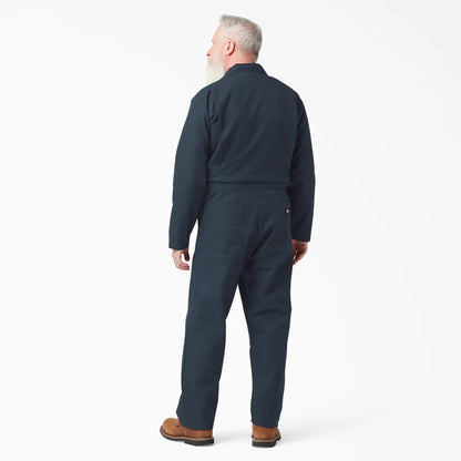 Dickies MENS L/S FLEX COVERALL -  Dark Navy D48611