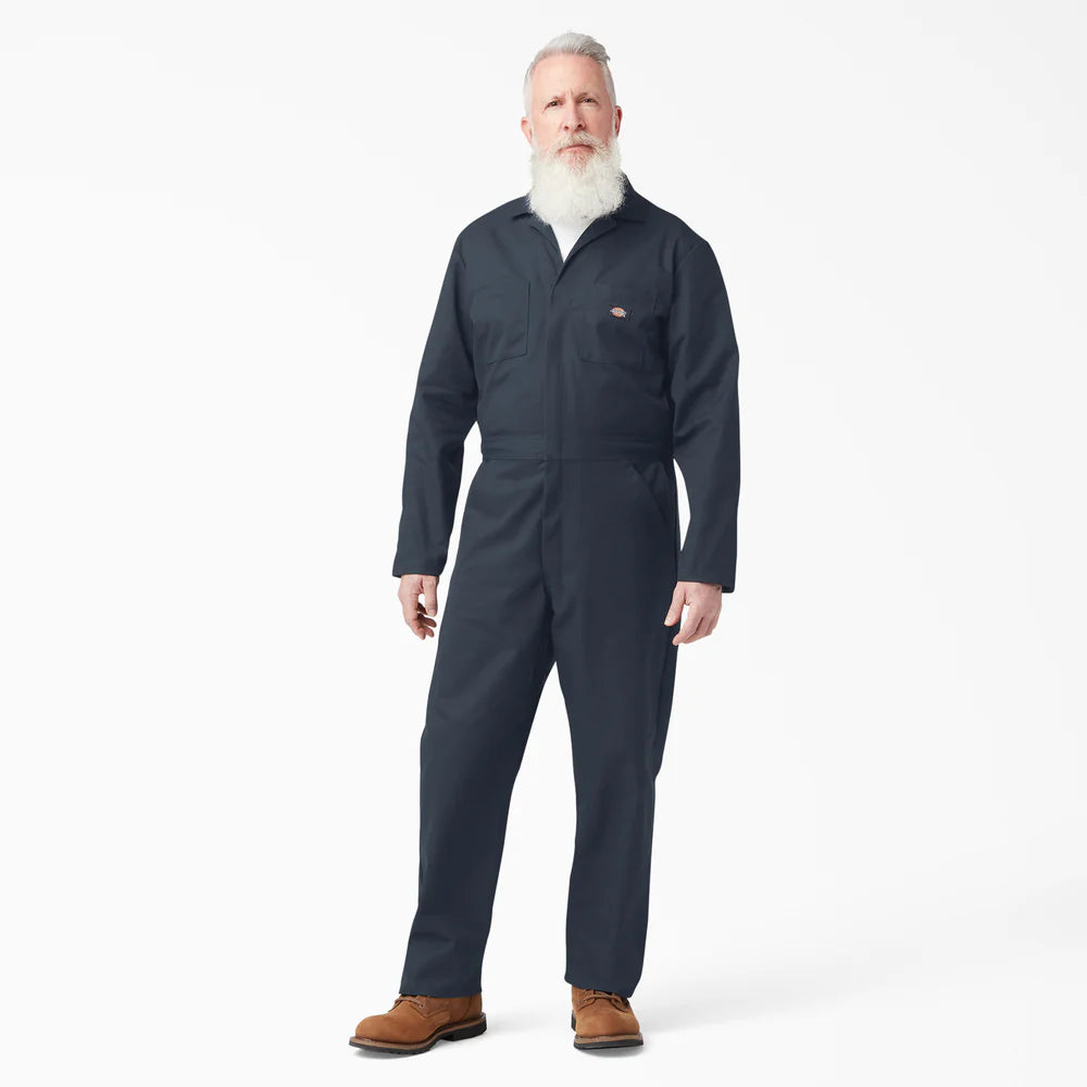 Dickies  MENS L/S BASIC TWILL COVERALL- Dark Navy 48611