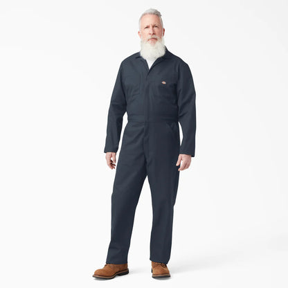 Dickies  MENS L/S BASIC TWILL COVERALL- Dark Navy 48611