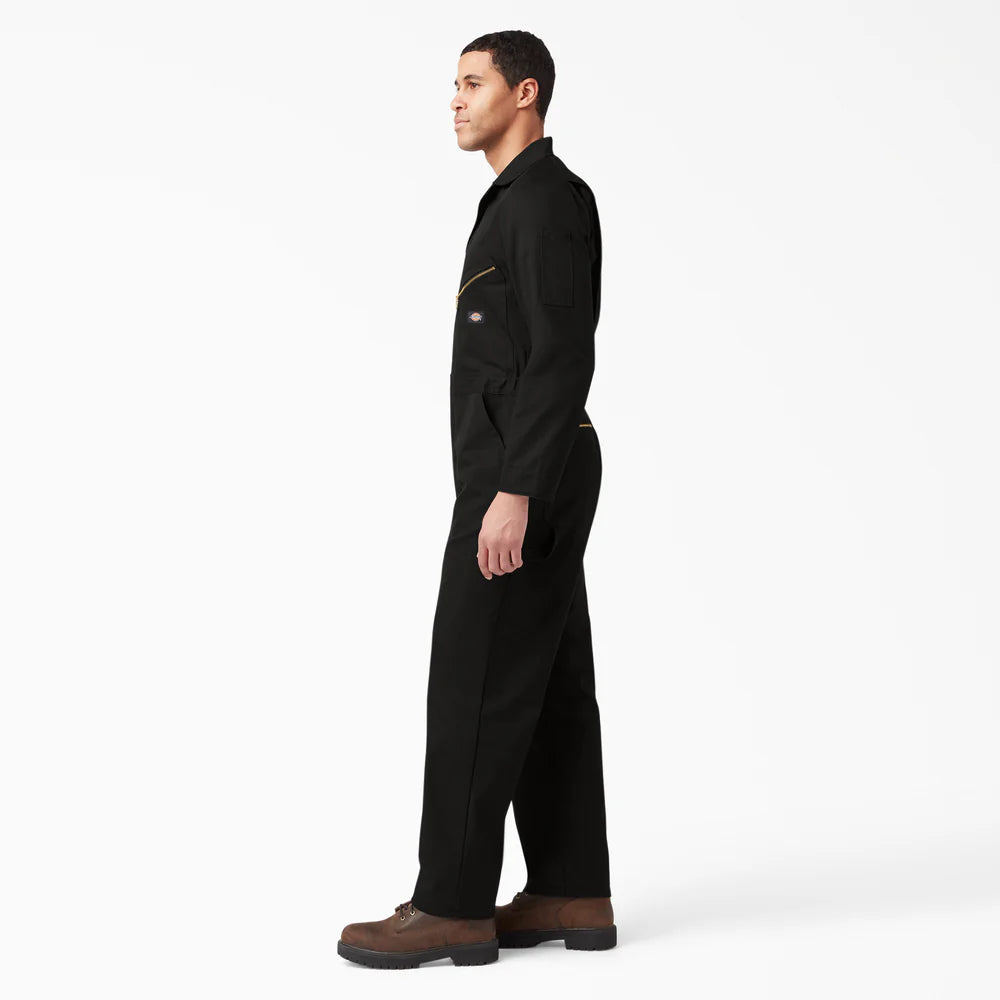 Dickies Deluxe Blended Long Sleeve Coveralls - Black 48799