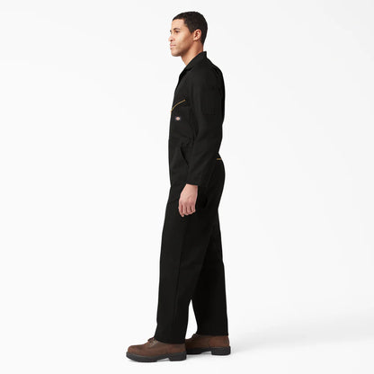Dickies Deluxe Blended Long Sleeve Coveralls - Black 48799