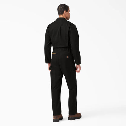 Dickies Deluxe Blended Long Sleeve Coveralls - Black 48799