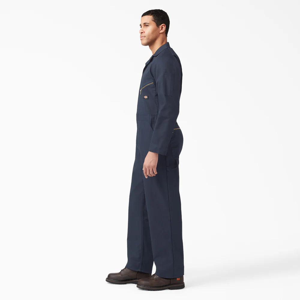 Dickies Deluxe Blended Long Sleeve Coveralls - Dark Navy 48799