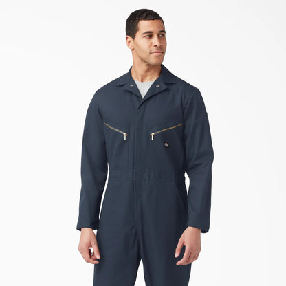 Dickies Deluxe Blended Long Sleeve Coveralls - Dark Navy 48799