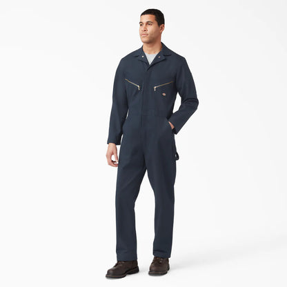 Dickies Deluxe Blended Long Sleeve Coveralls - Dark Navy 48799