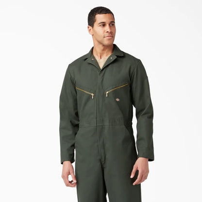 Dickies Deluxe Blended Long Sleeve Coveralls - OLIVE GREEN 48799