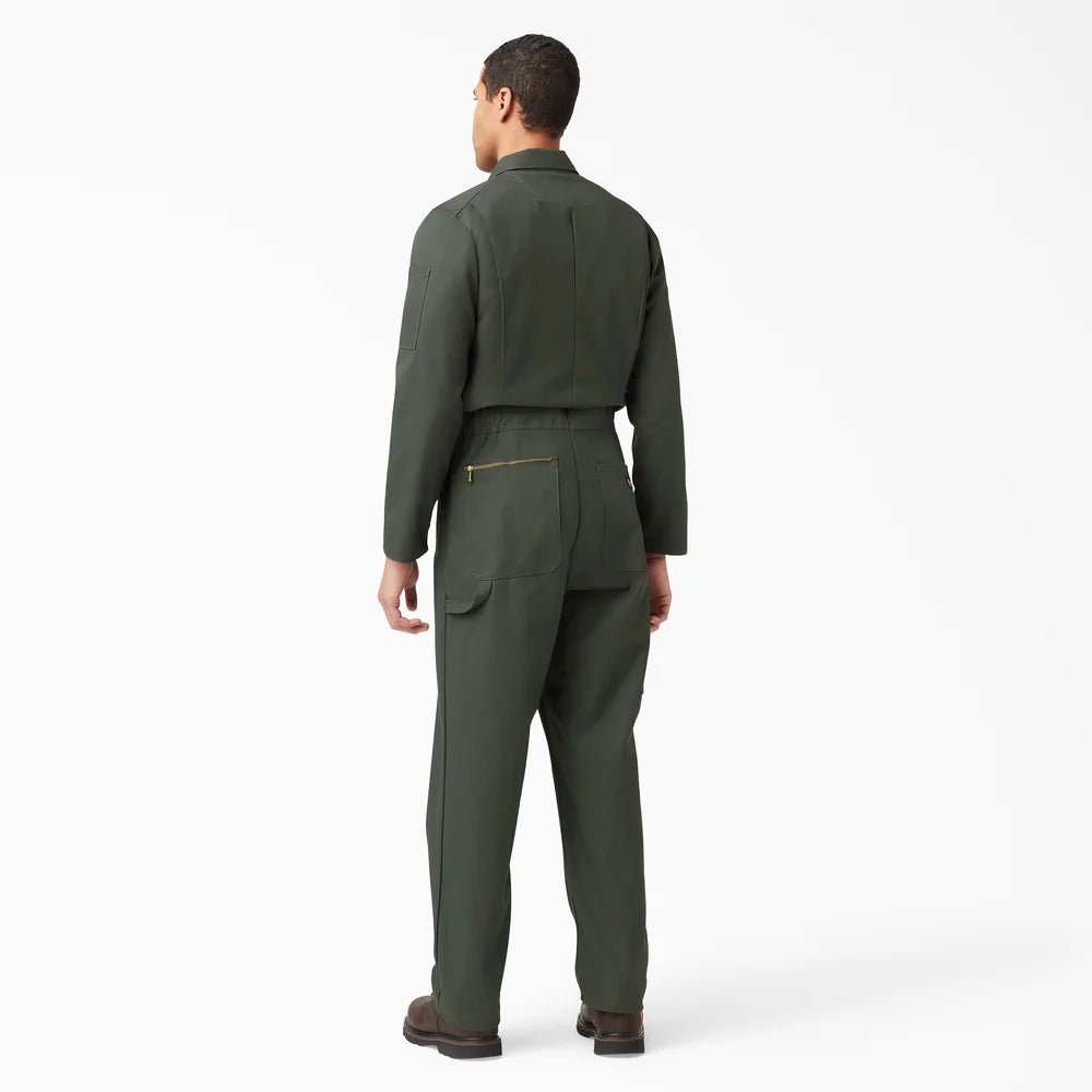Dickies Deluxe Blended Long Sleeve Coveralls - OLIVE GREEN 48799