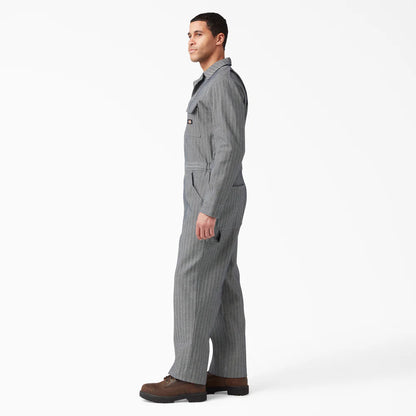 Dickies MENS L/S FISHER STRIPE COVERALL- FISHER STRIPE 48977