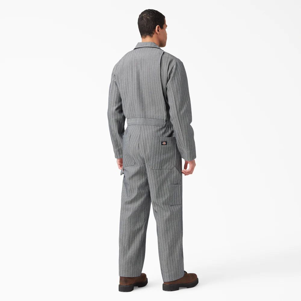 Dickies MENS L/S FISHER STRIPE COVERALL- FISHER STRIPE 48977