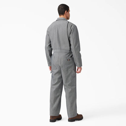 Dickies MENS L/S FISHER STRIPE COVERALL- FISHER STRIPE 48977