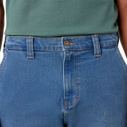 Dickies FLEX Regular Fit Carpenter Utility Jeans- Light Denim Wash-DU601