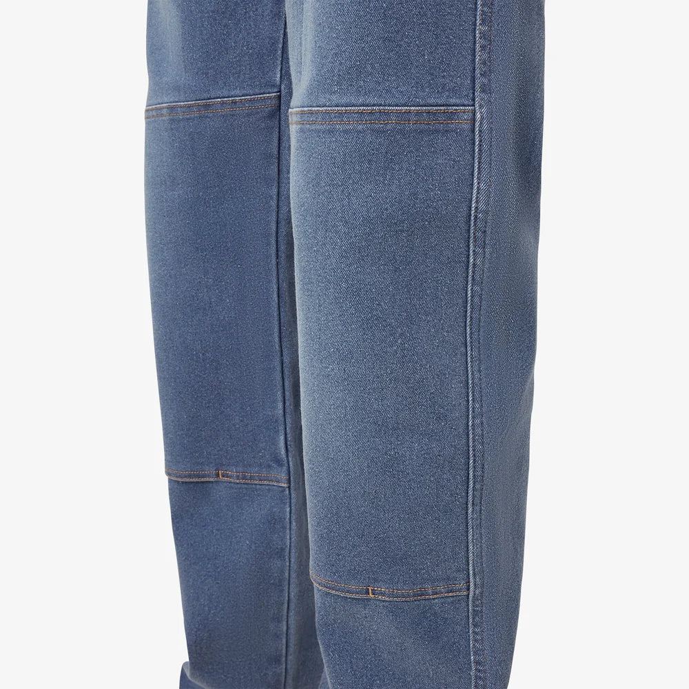 Dickie's FLEX Relaxed Fit Double Knee Jeans- Light Denim Wash -DU604