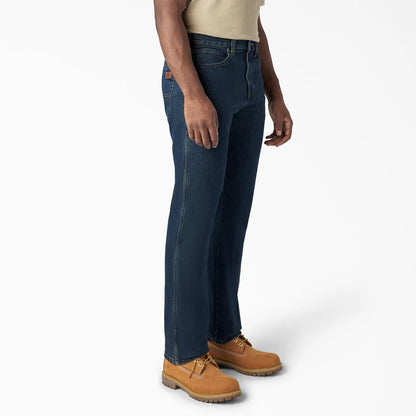 Vaqueros Dickies de corte regular - Azul índigo lavado a la piedra