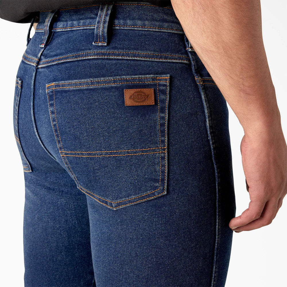 Dickies FLEX Regular Fit 5-Pocket Jeans- Medium Denim Wash -DD605