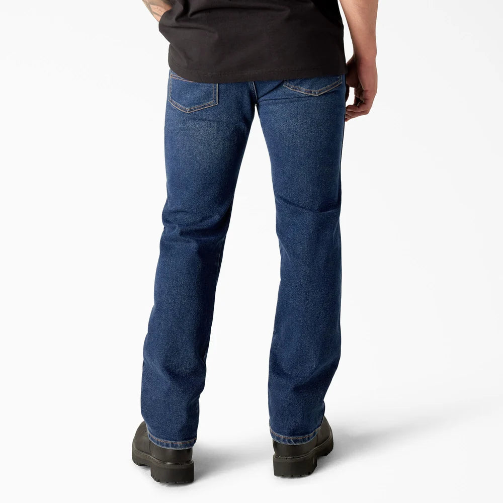 Dickies FLEX Regular Fit 5-Pocket Jeans- Medium Denim Wash -DD605