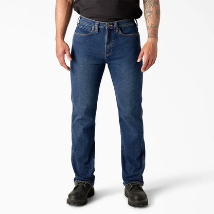 Dickies FLEX Regular Fit 5-Pocket Jeans- Medium Denim Wash -DD605