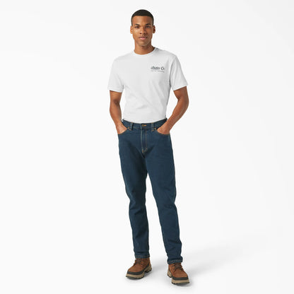 Dickies MENS 5-POCKET SLIM STRAIGHT JEAN-A85WX-DWI