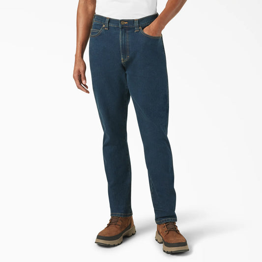 Dickies MENS 5-POCKET SLIM STRAIGHT JEAN-A85WX-DWI