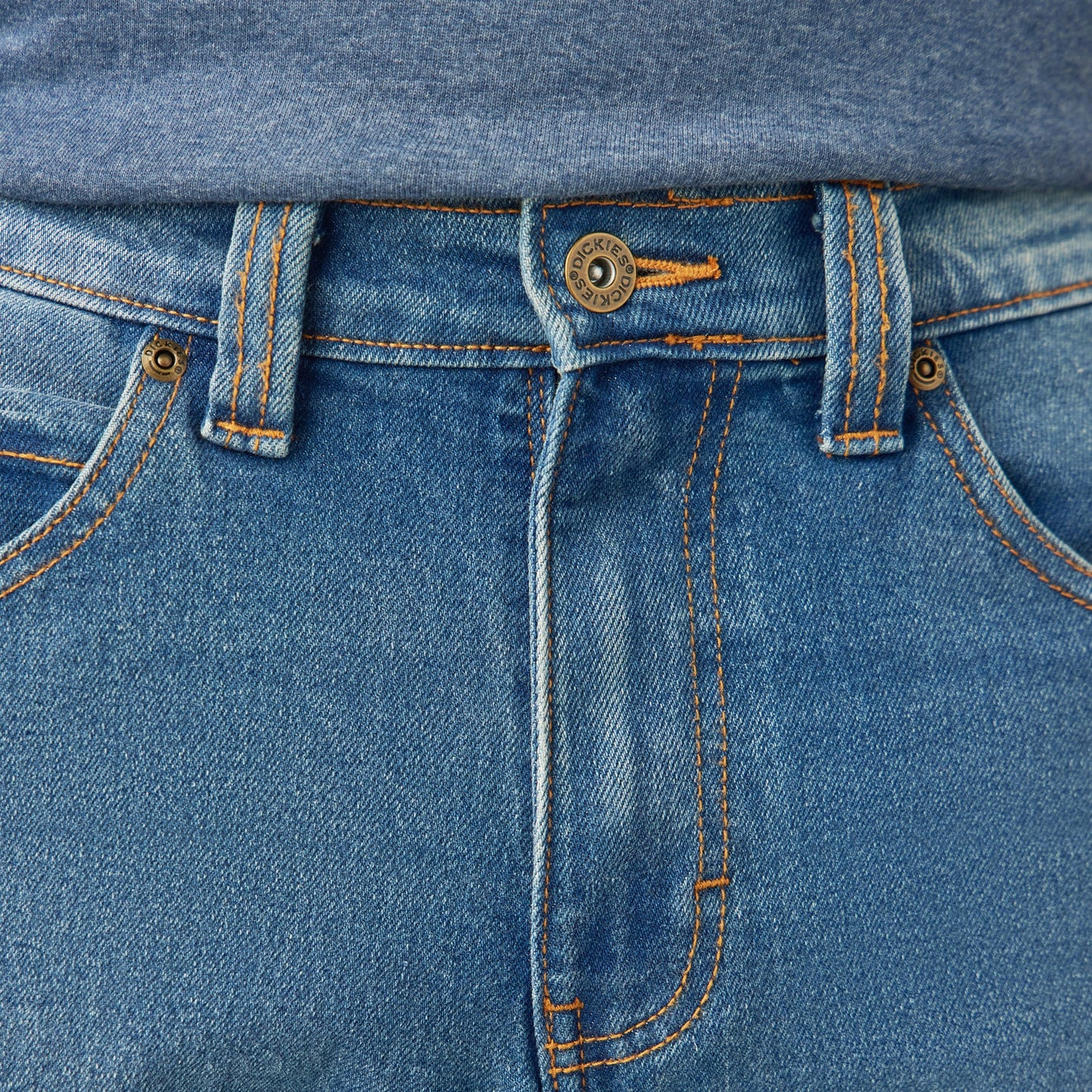 Dickies MENS 5-POCKET SLIM STRAIGHT JEAN-A85WX-L9D