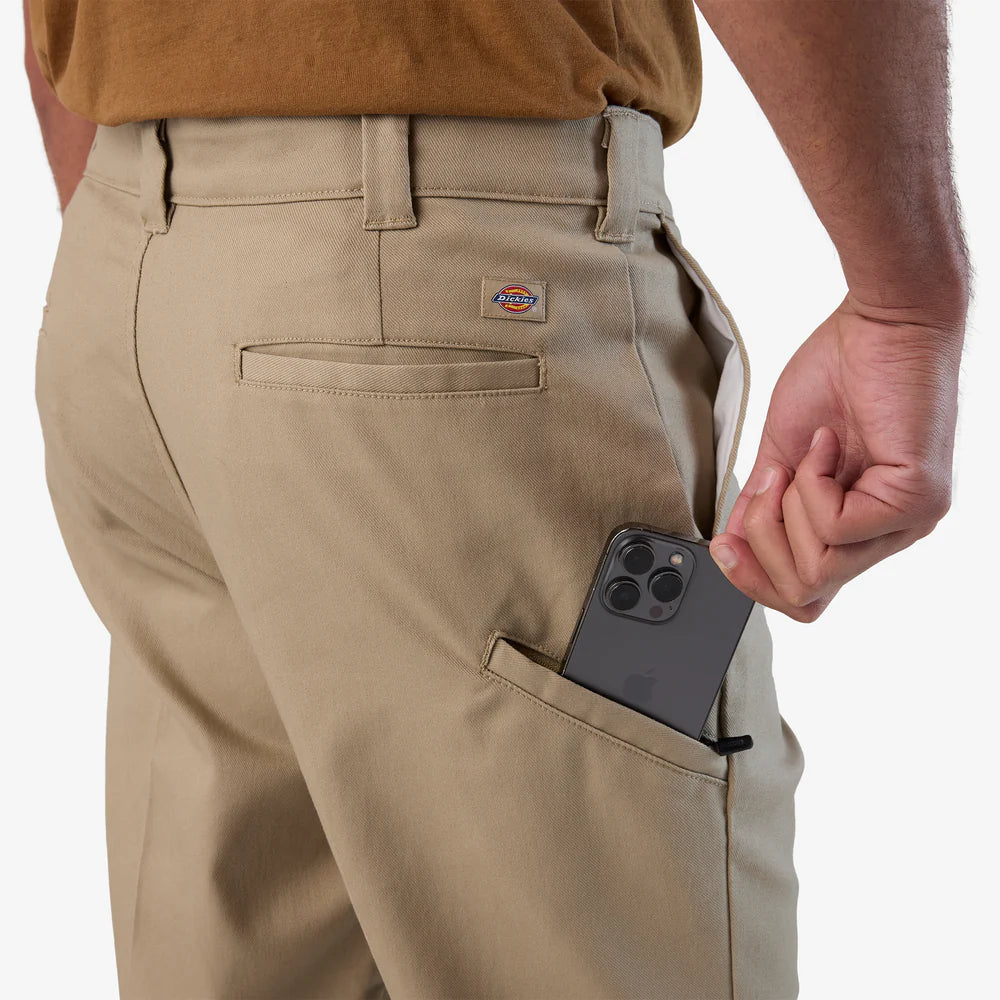 Dickie's MENS DOUBLE KNEE PRO WORK PANT-A85ZF-0DS(DESERT SAND)