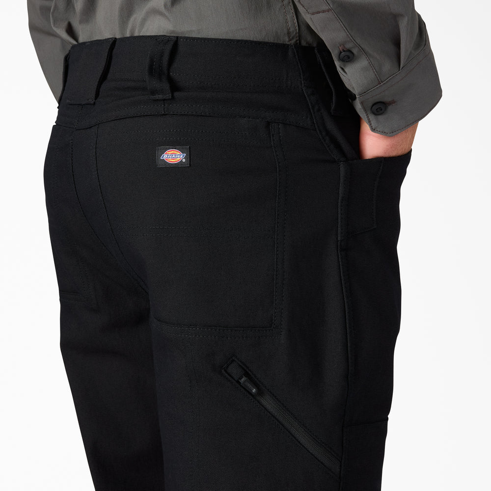 Dickie's Tradebuilt Duck Canvas Double Knee Pants-A861D-BLK(BLACK)