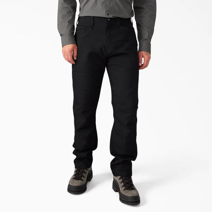 Dickie's Tradebuilt Duck Canvas Double Knee Pants-A861D-BLK(BLACK)