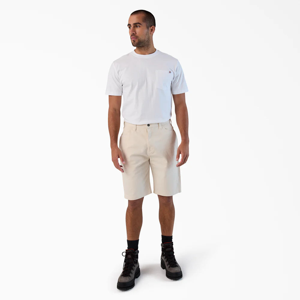Dickie's MENS 11" UTILITY PAINTER SHORT (DX401)-A861J-0NT(NATURAL)