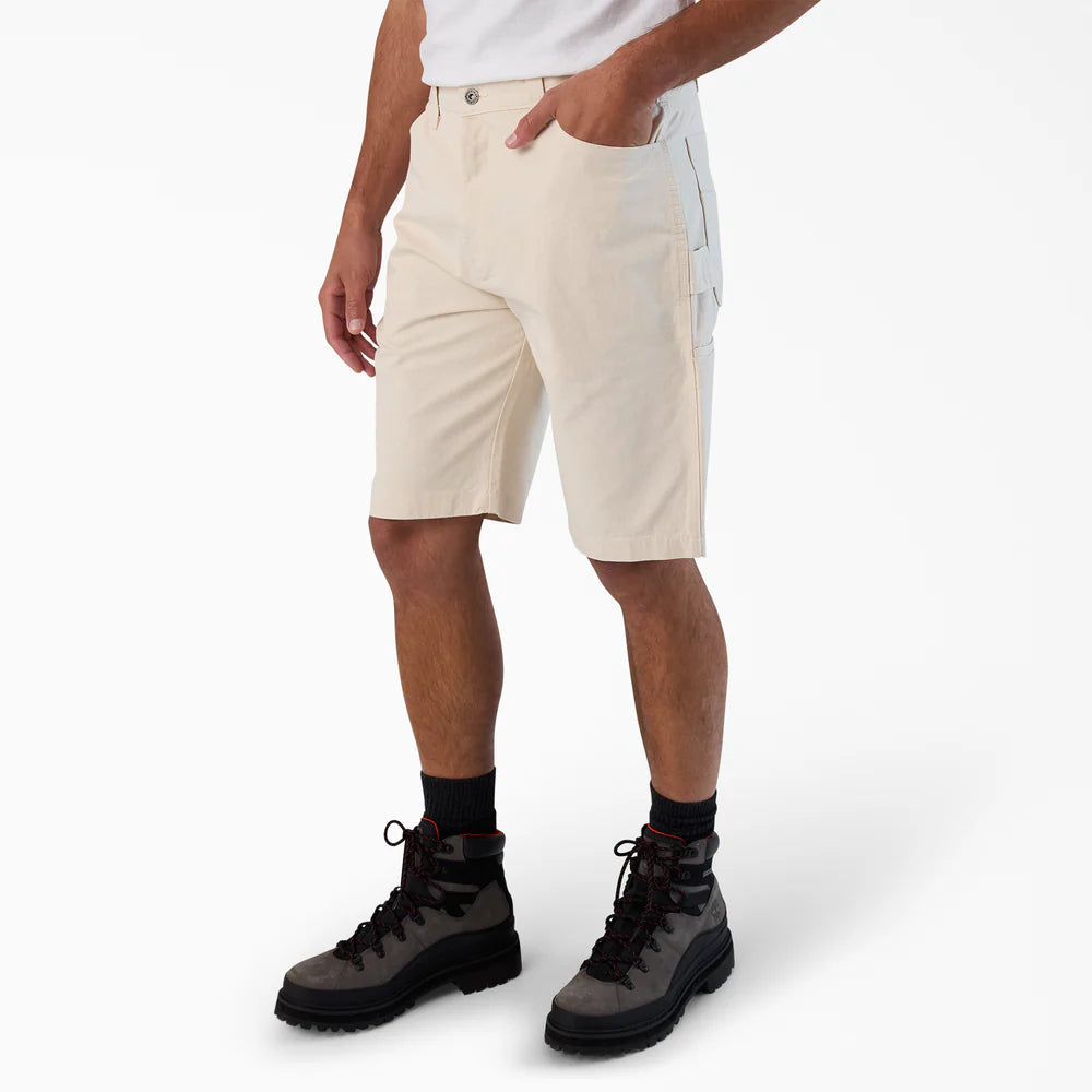 Dickie's MENS 11" UTILITY PAINTER SHORT (DX401)-A861J-0NT(NATURAL)