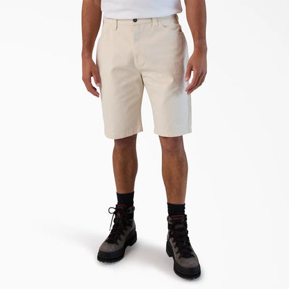 Dickie's MENS 11" UTILITY PAINTER SHORT (DX401)-A861J-0NT(NATURAL)
