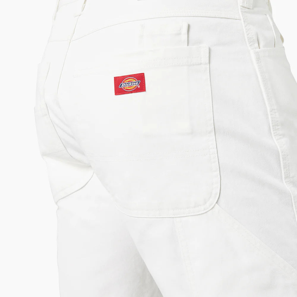 Dickie's MENS 11" UTILITY PAINTER SHORT (DX401)-A861J-0WH(WHITE)