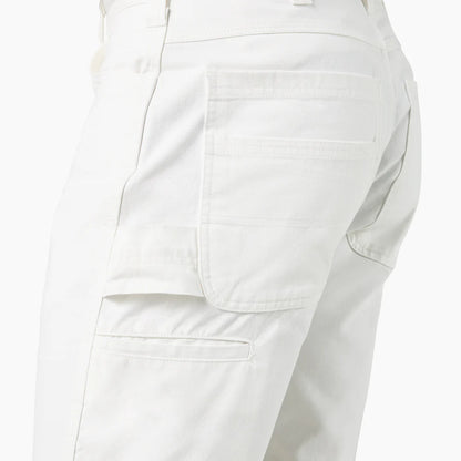 Dickie's MENS 11" UTILITY PAINTER SHORT (DX401)-A861J-0WH(WHITE)