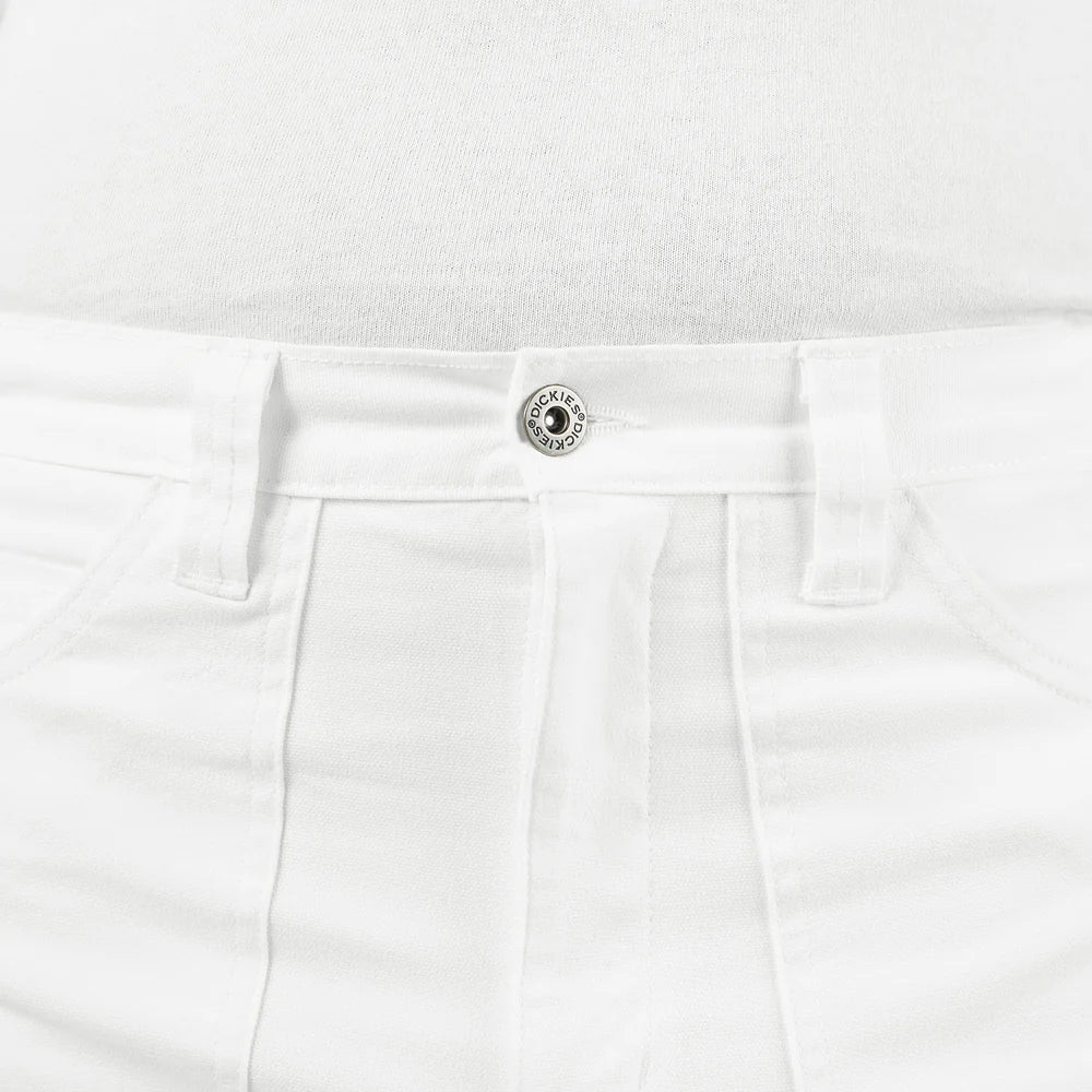 Dickie's WHITE MENS 11" FLEX UTILITY PAINTER SHORT (WR823)-A861R-0WH(WHITE)
