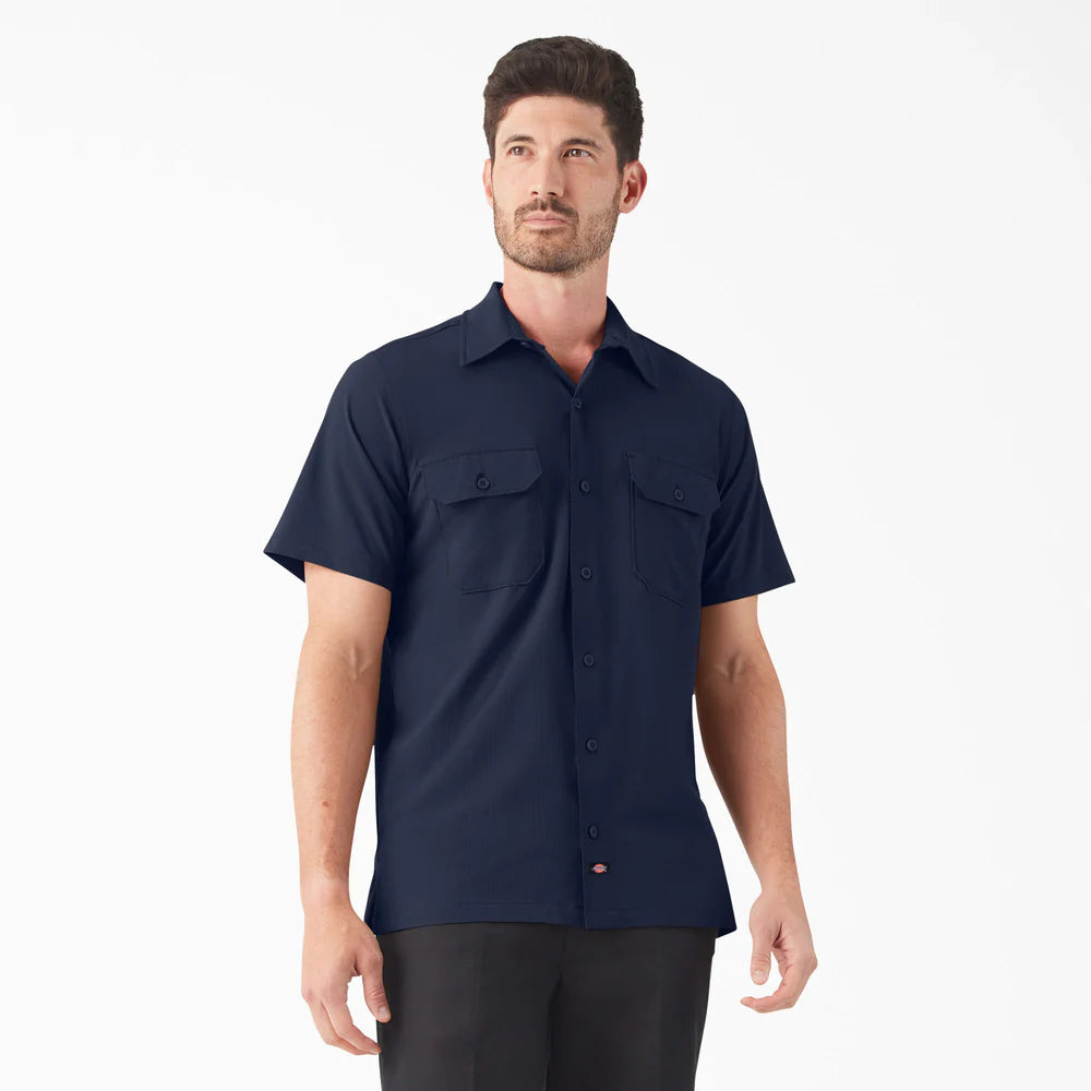 Dickies MENS S/S PERFORMANCE WORK SHIRT-A8631-0IK(INK NAVY)