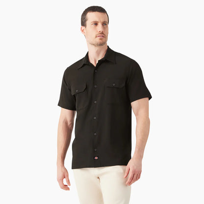 Dickies MENS S/S PERFORMANCE WORK SHIRT-A8631-0IK(INK NAVY)