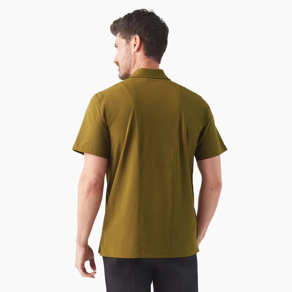 Dickies MENS S/S PERFORMANCE WORK SHIRT-A8631-DKO(Dark Olive)