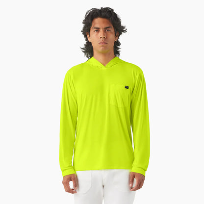 Dickie's MENS LIGHTWEIGHT UV SHIELD SHIRT-A8632-0EW(NEON YELLOW)