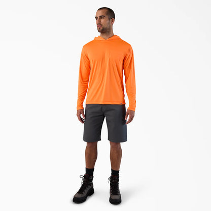 Dickie's MENS LIGHTWEIGHT UV SHIELD SHIRT-A8632-0NA(NEON ORANGE)