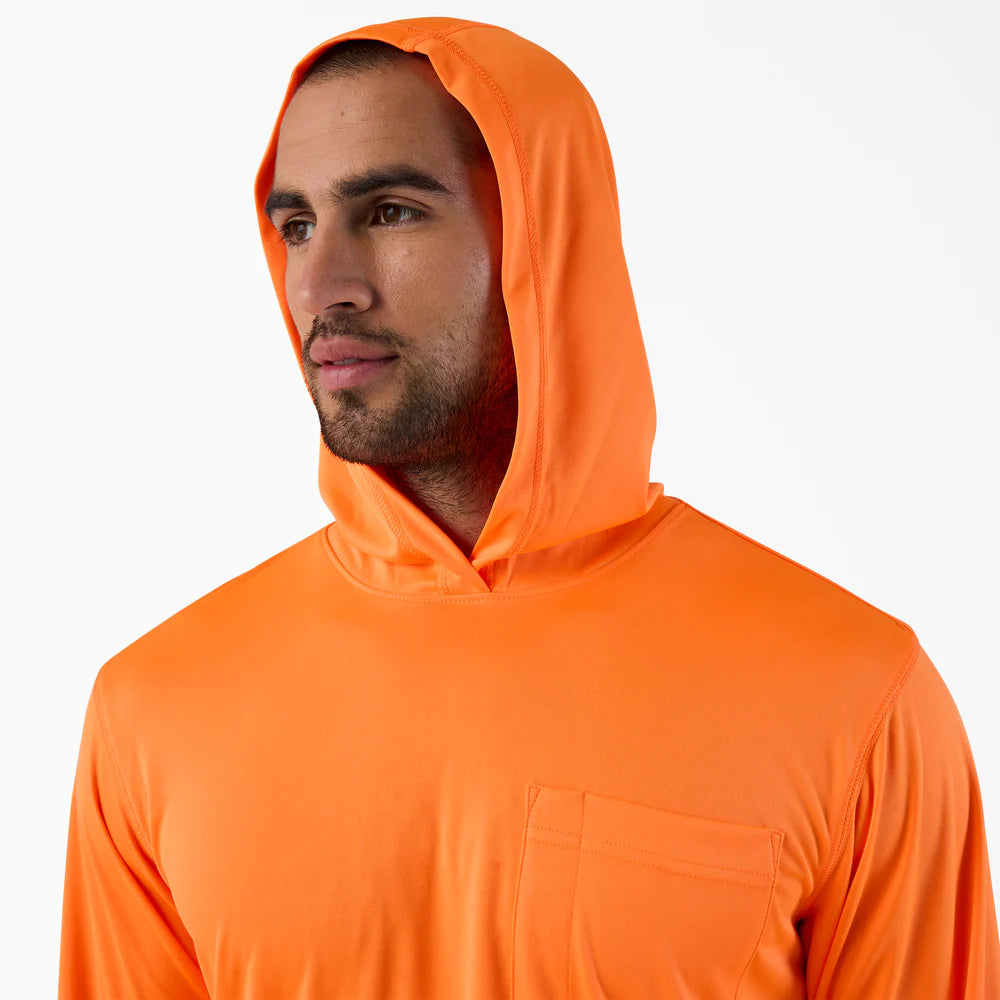Dickie's MENS LIGHTWEIGHT UV SHIELD SHIRT-A8632-0NA(NEON ORANGE)