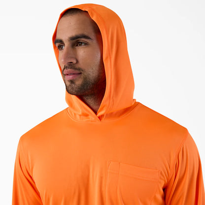 Dickie's MENS LIGHTWEIGHT UV SHIELD SHIRT-A8632-0NA(NEON ORANGE)