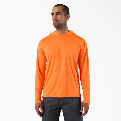 Dickie's MENS LIGHTWEIGHT UV SHIELD SHIRT-A8632-0NA(NEON ORANGE)