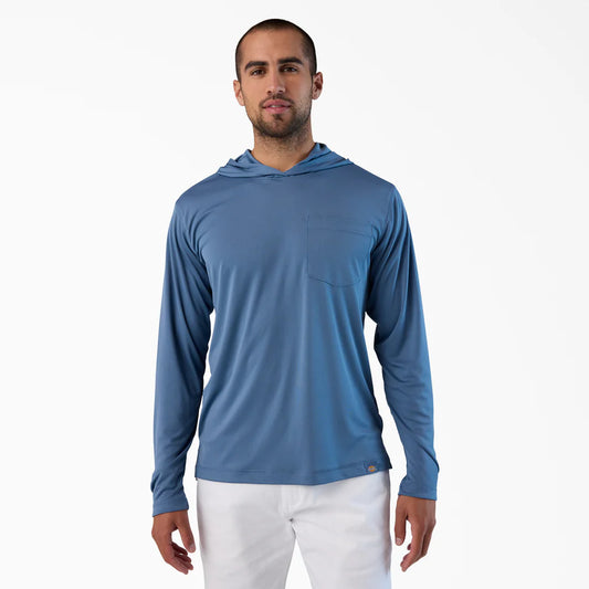 Dickie's MENS LIGHTWEIGHT UV SHIELD SHIRT-A8632-NEON YELLOW - Basics Clothing Store