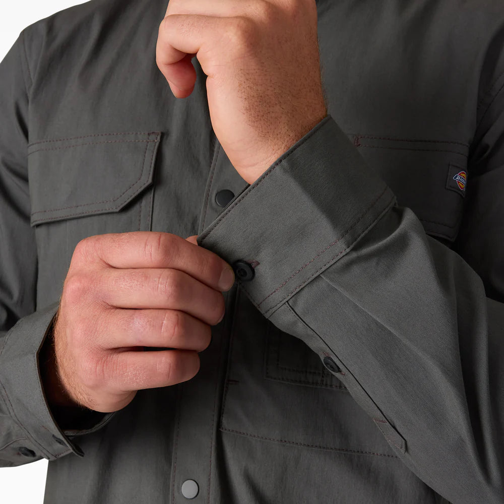Dickies  Tradebuilt Utility Long Sleeve Work Shirt-A879P-Slate