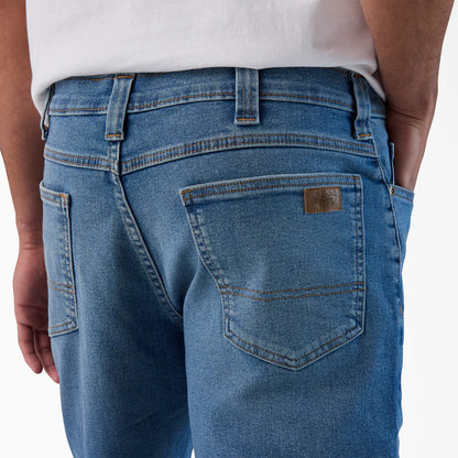 Dickies FLEX 5-Pocket Denim Shorts, 11"-A87LO-Denim light Wash