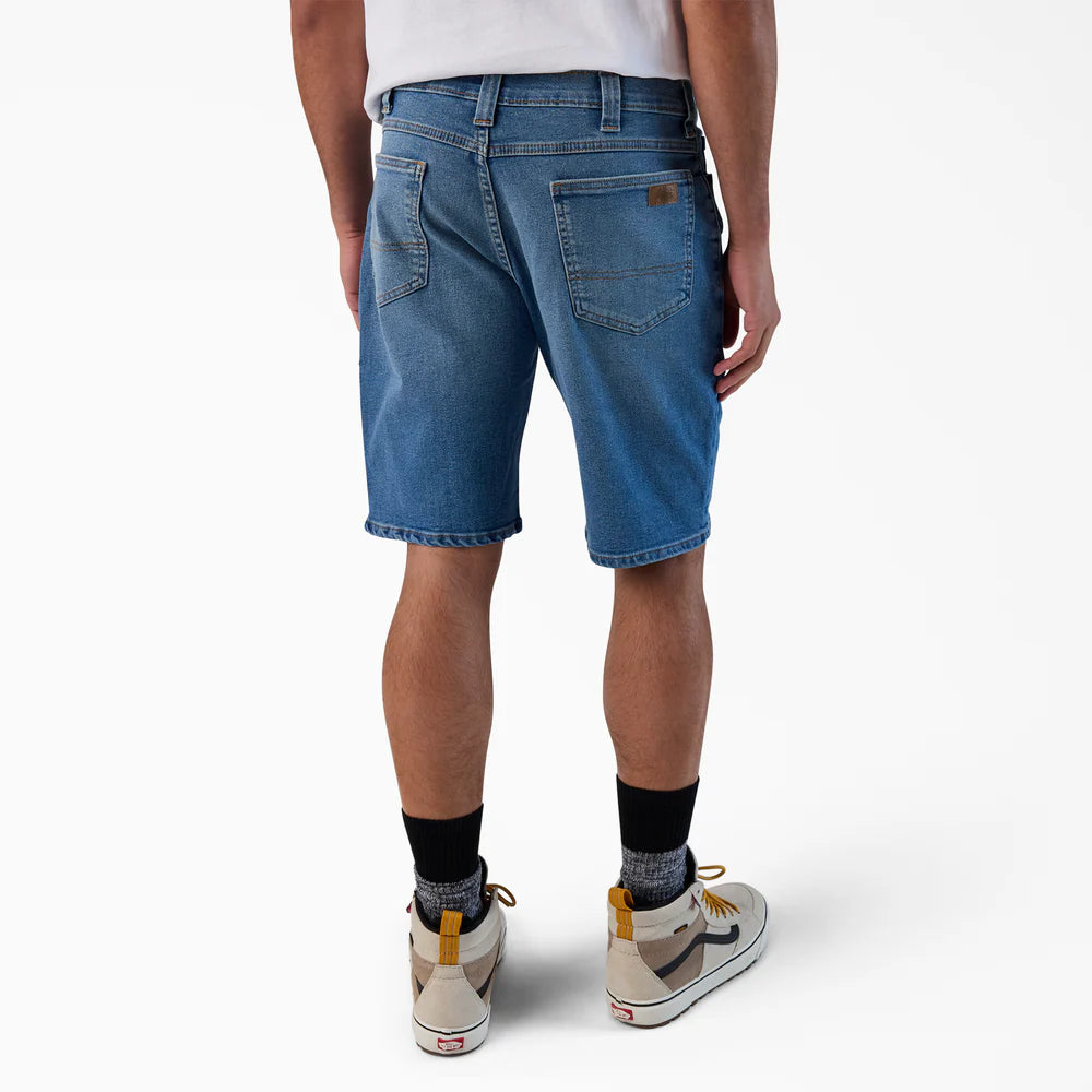 Dickies FLEX 5-Pocket Denim Shorts, 11"-A87LO-Denim light Wash