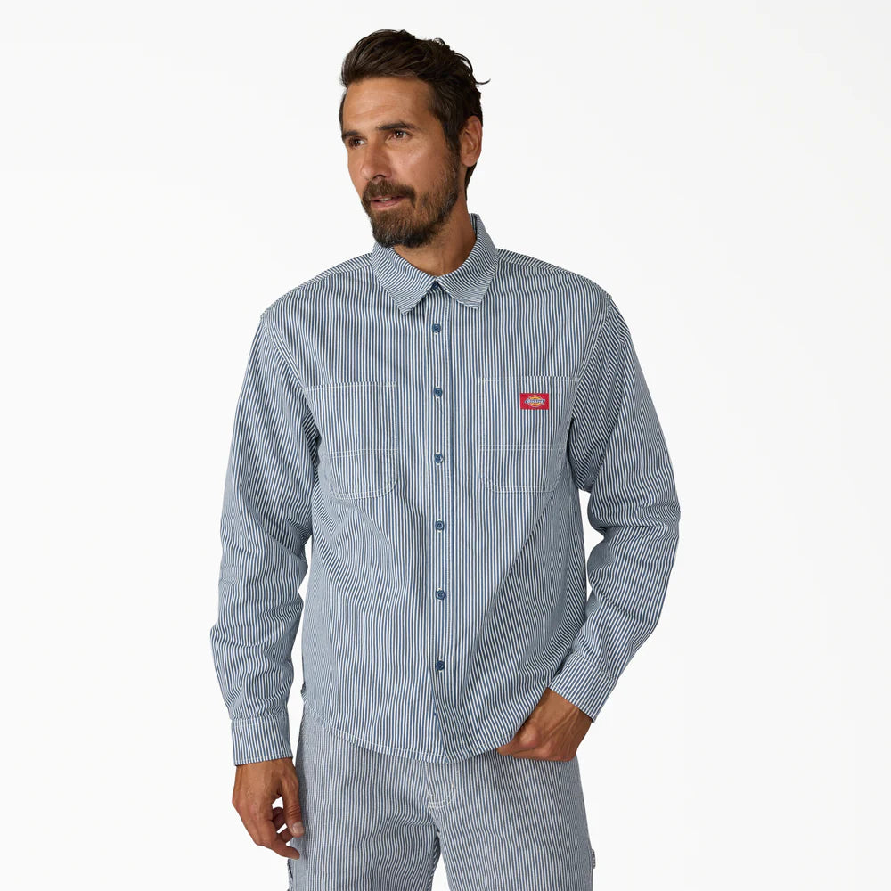 Dickies Hickory Work Shirt- A889S-Hickory