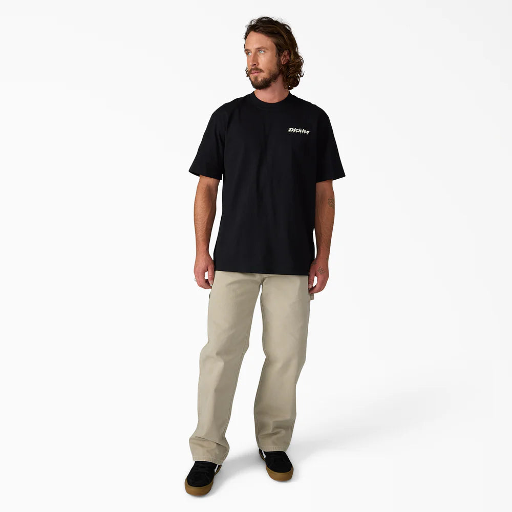 Dickies Worn In Duck Carpenter Pants-A88NC-Silver Birch (K91)