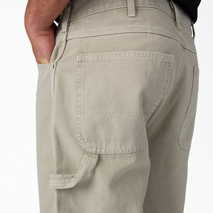 Dickies Worn In Duck Carpenter Pants-A88NC-Silver Birch (K91)