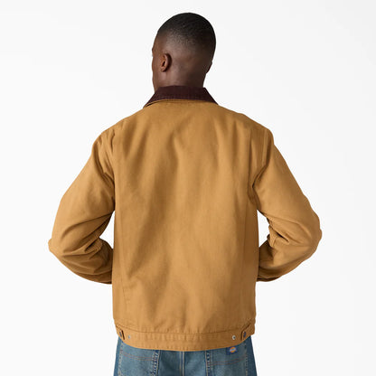 Dickies Blanket Lined Duck Canvas Jacket-A8DEV- Brown Duck